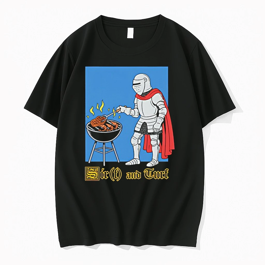 Soldier Bbqing Sir F And Turf Shirts