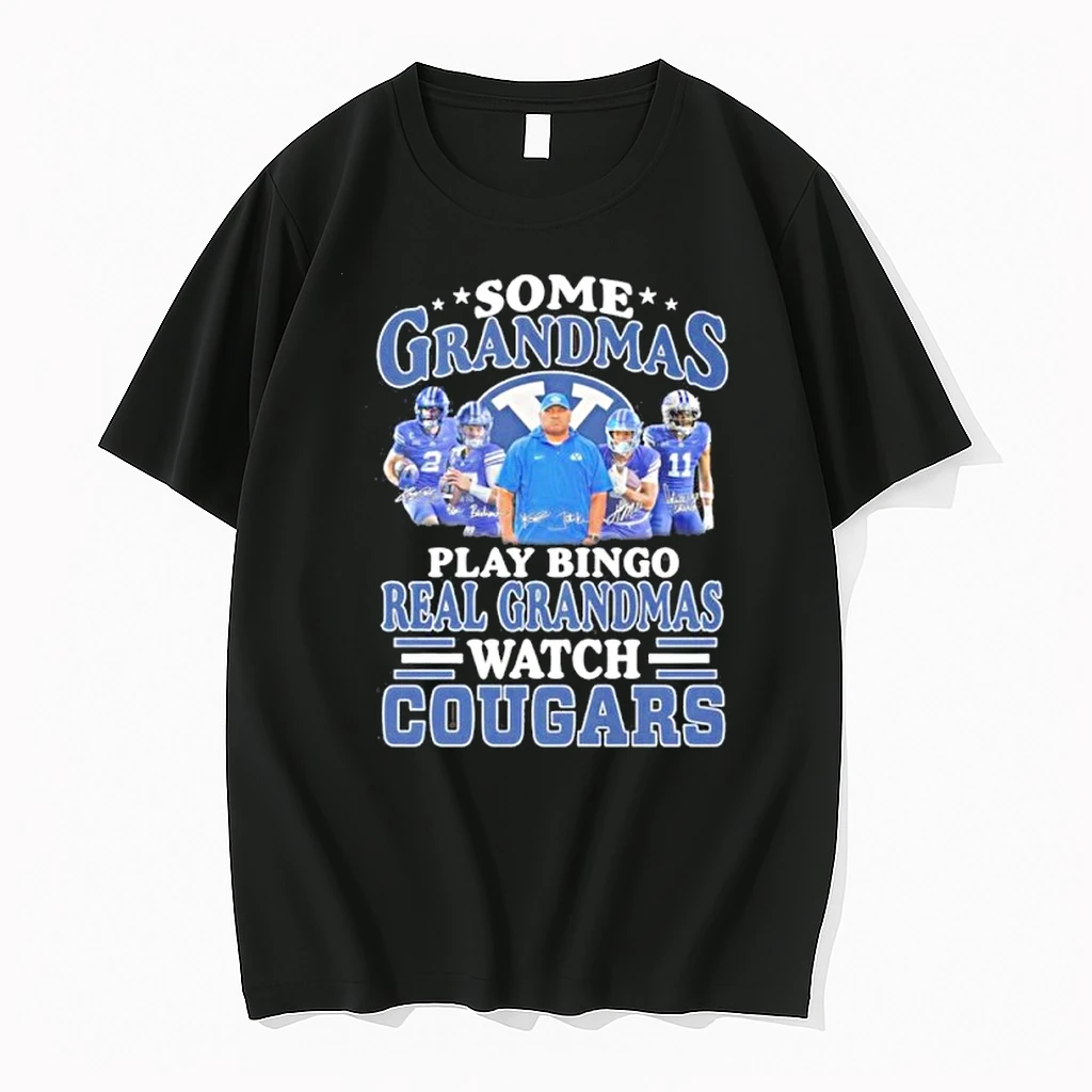 Some Grandmas Play Bingo Real Grandmas Watch Byu Cougars Shirts