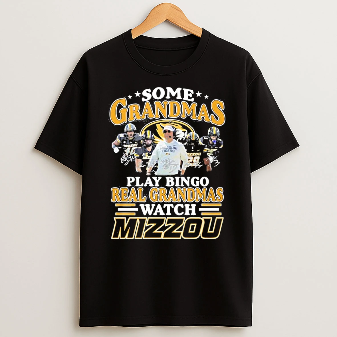 Some Grandmas Play Bingo Real Grandmas Watch Mizzou Tigers Shirts