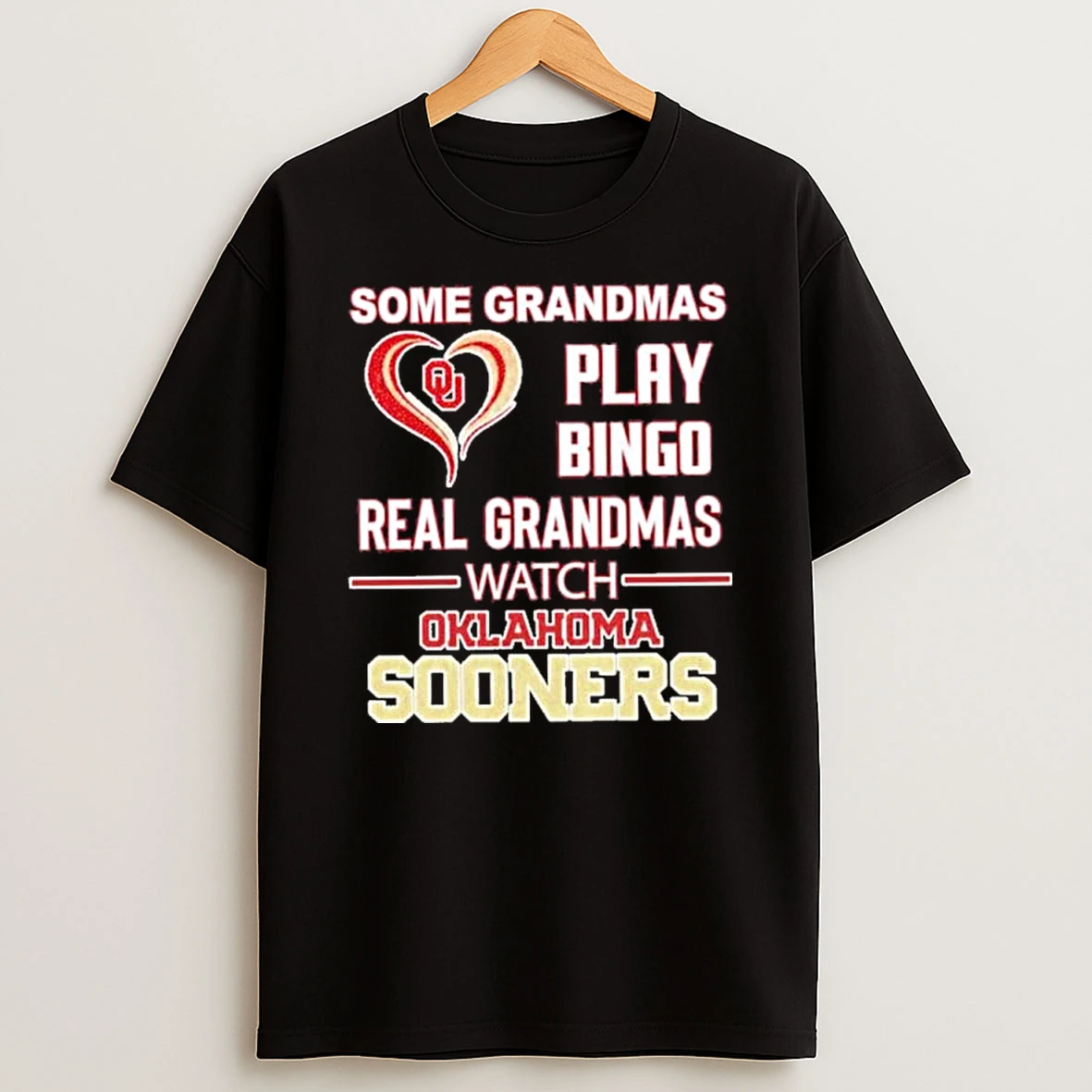 Some Grandmas Play Bingo Real Grandmas Watch Oklahoma Sooners 2025 Shirts