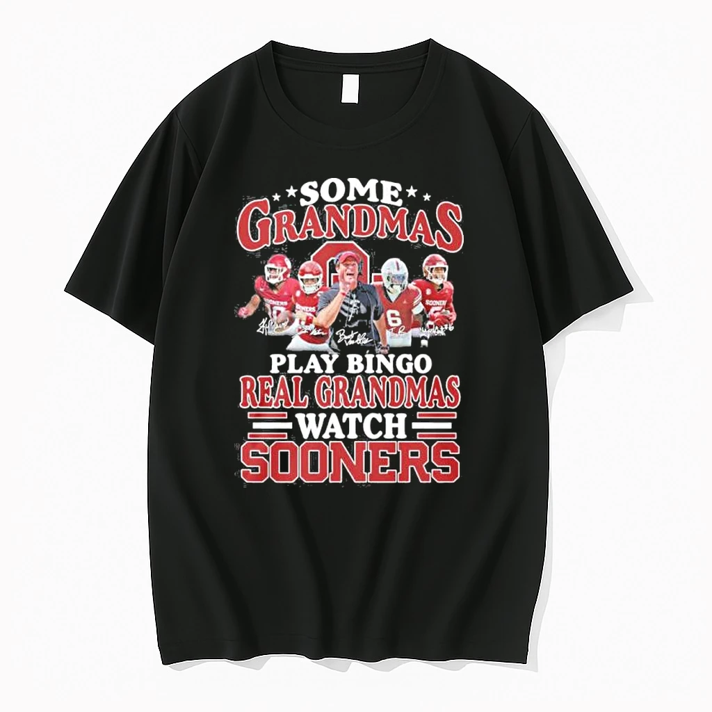 Some Grandmas Play Bingo Real Grandmas Watch Oklahoma Sooners Shirts