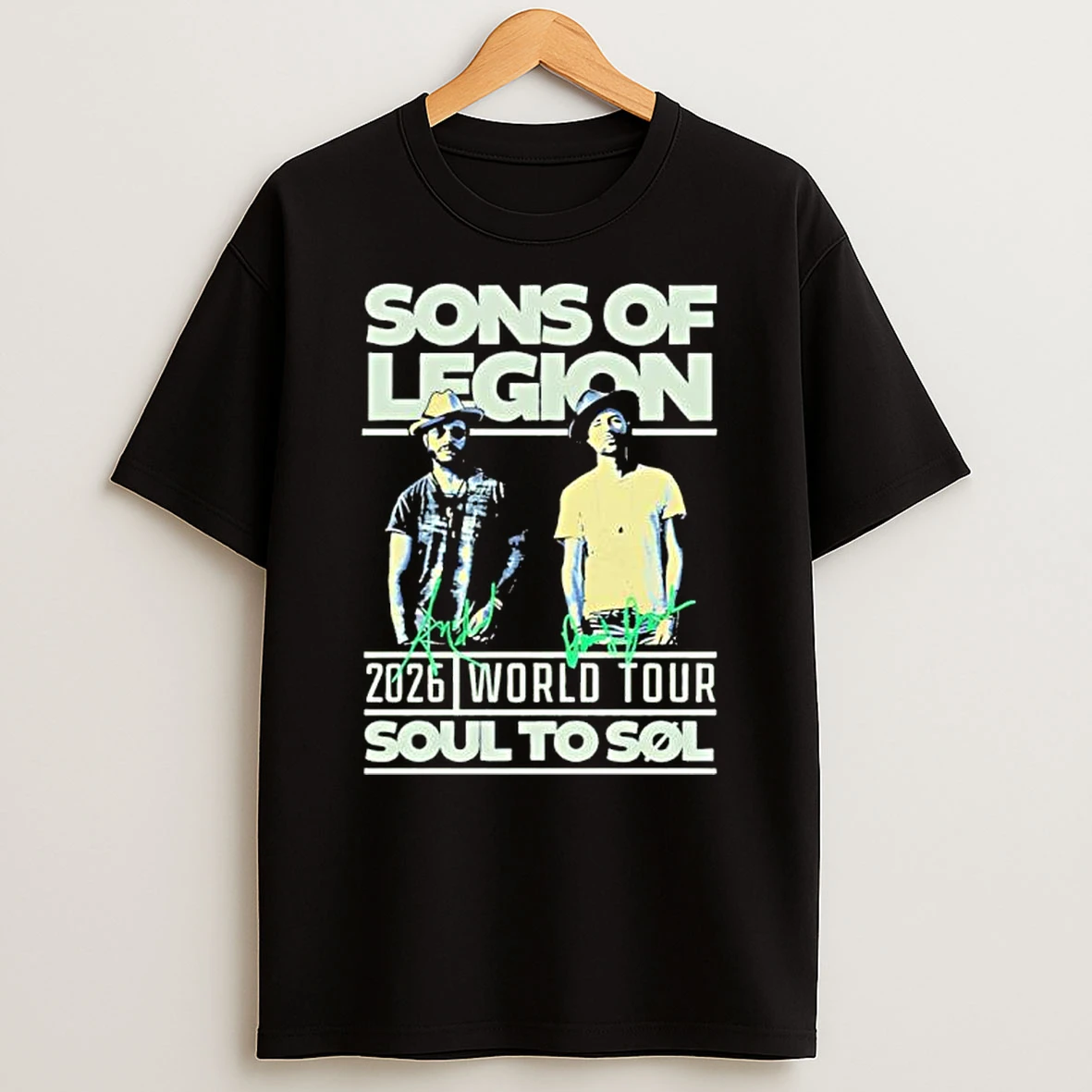 Sons Of Legion 2026 World Tour Soul To Sol Tour Shirts