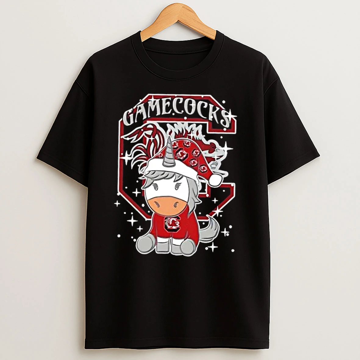 South Carolina Gamecocks Football X Unicorn Merry Christmas T Shirts