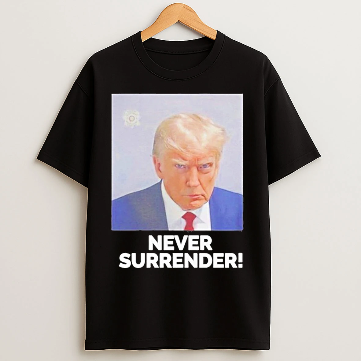 South Korea President Showed Trump Mugshot Never Surrender T Shirts