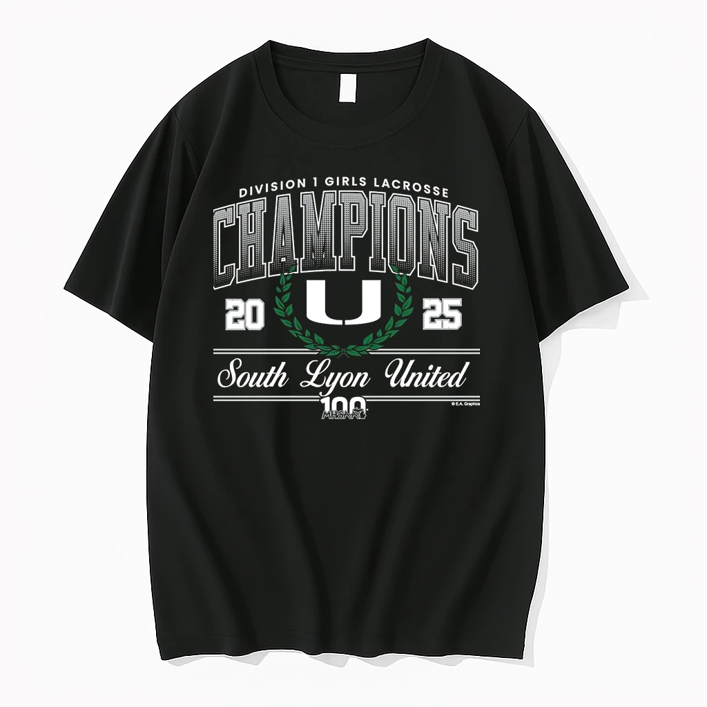 South Lyon United 2025 Girls Lacrosse D1 Champions Shirts