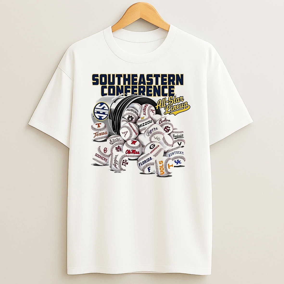 Southeastern Conference All Star Lineup Teams Shirts