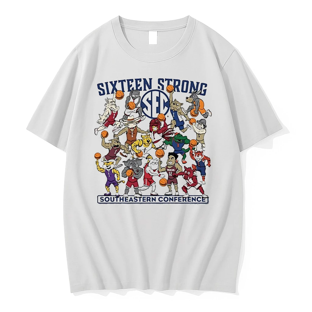 Southeastern Conference Teams Sixteen Strong Shirts