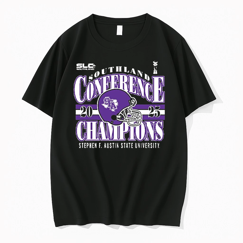 Southland Conference Champions Stephen F Austin State University Championship 2025 Logo Shirts