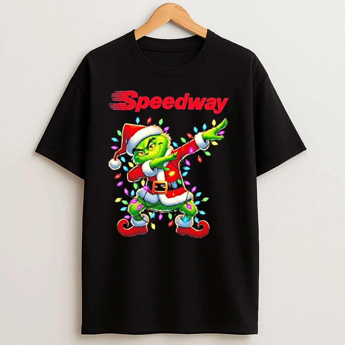 Speedway Grinch Dabbing Merry Christmas T Shirts