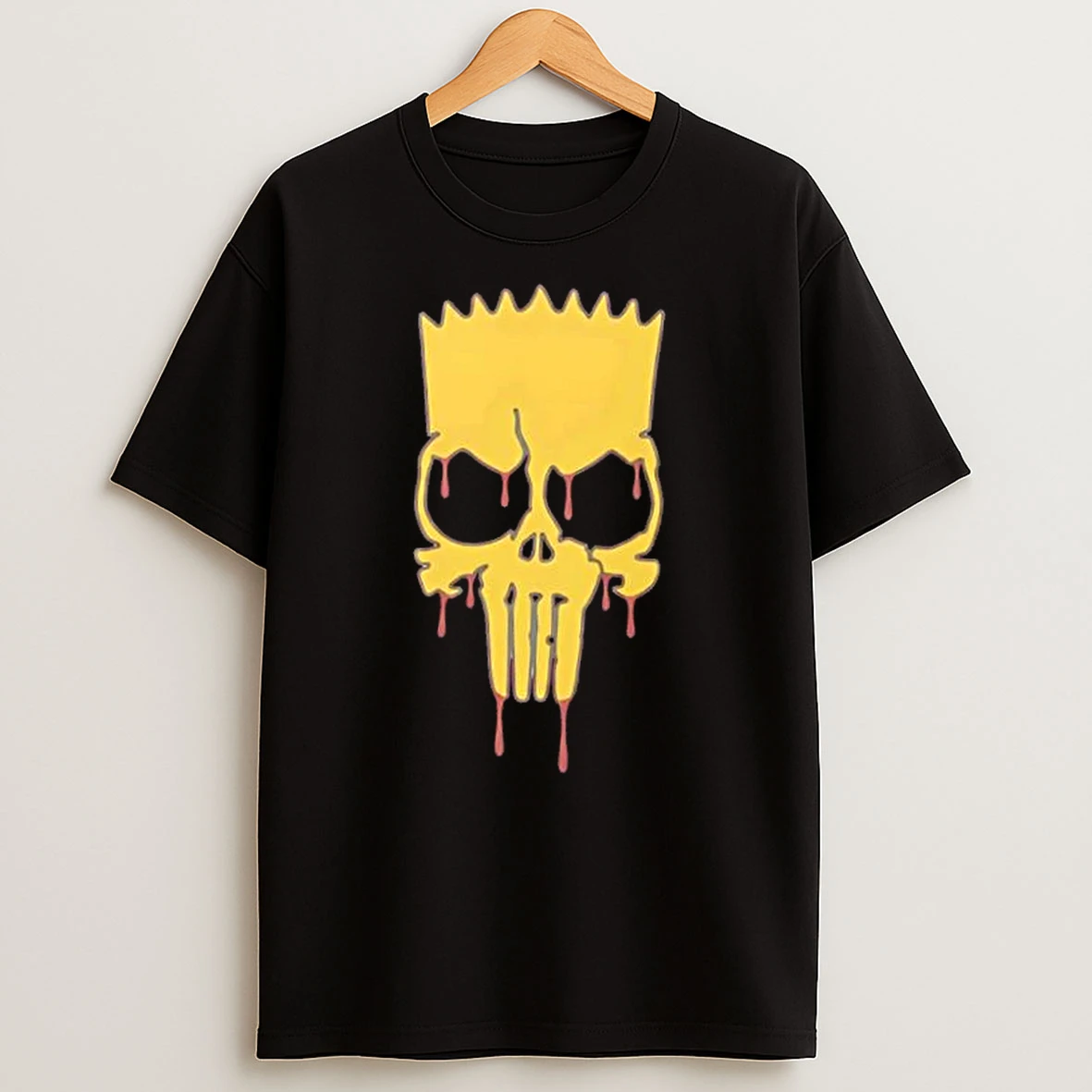 Spiky Hair Skull Mashup Shirts