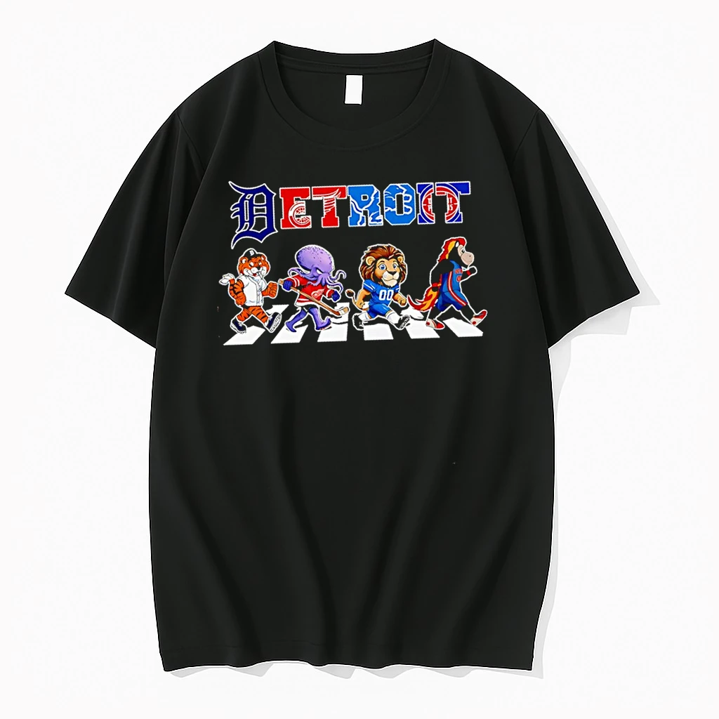 Sports In Detroit Mascot Abbey Road Shirts