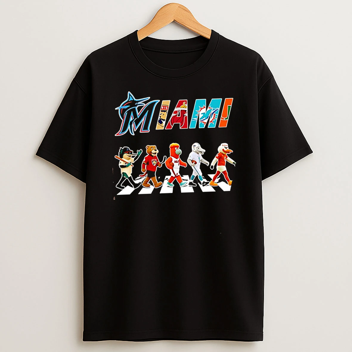 Sports In Miami Mascot Walking Shirts