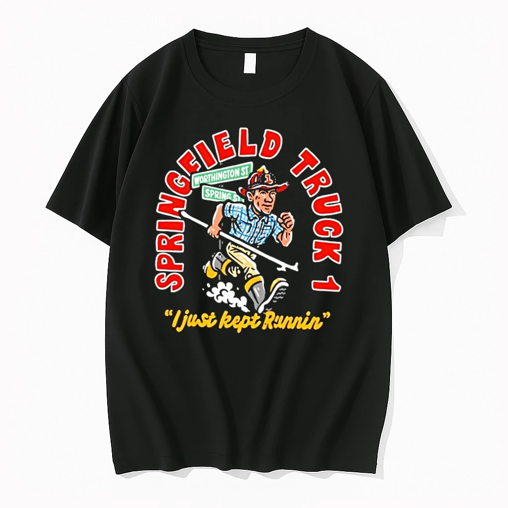 Springfield Fire Truck 1 I Just Kept Runnin Shirts