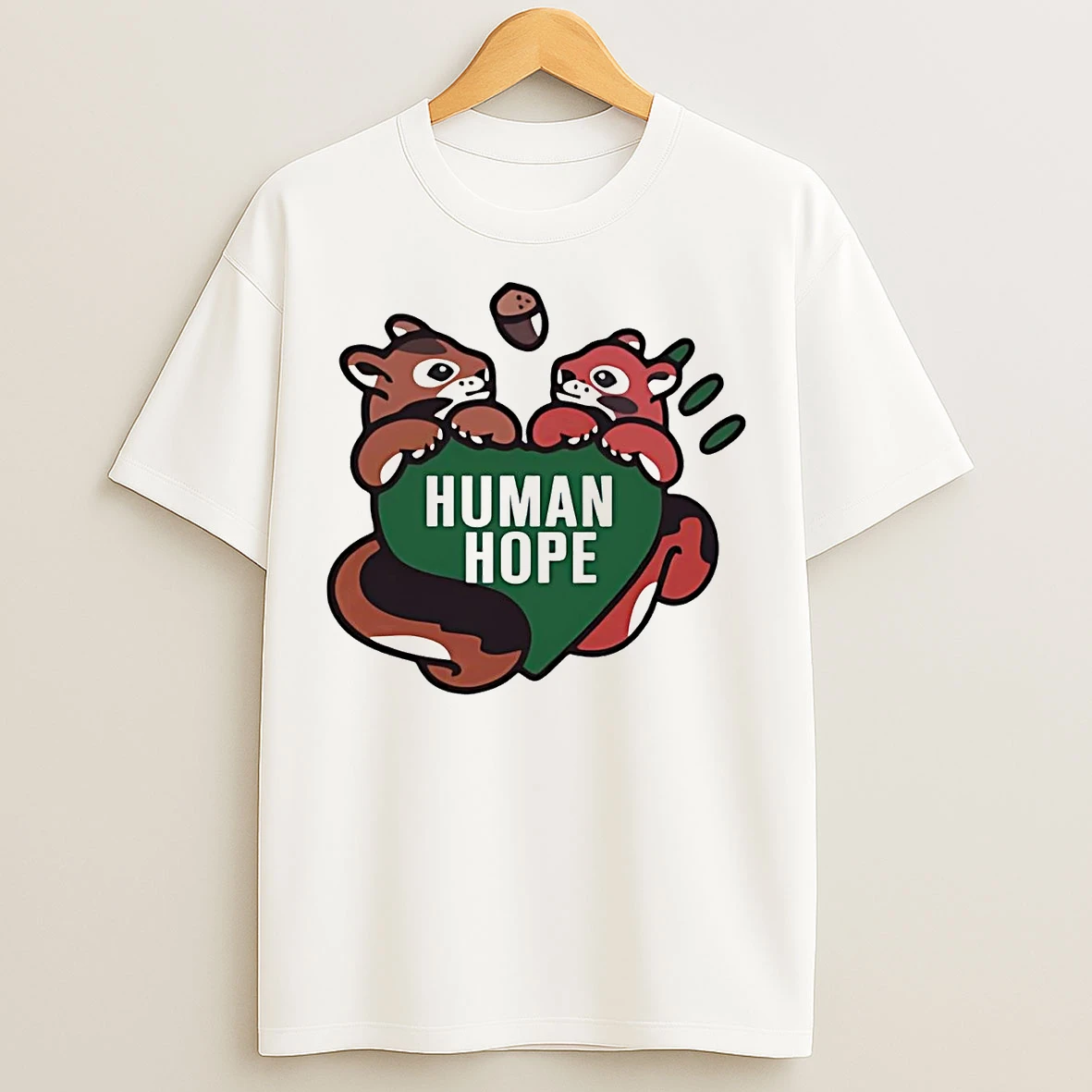 Squirrel Human Hope T Shirts