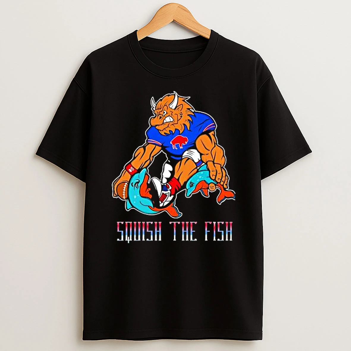 Squish The Fish Buffalo Bills Beat Miami Dolphins Nfl Shirts