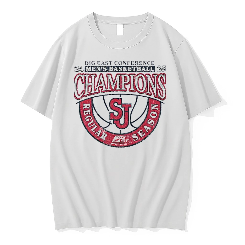 St Johns Red Storm Big East Conference Mens Basketball Champions Regular Season 2025 Shirts