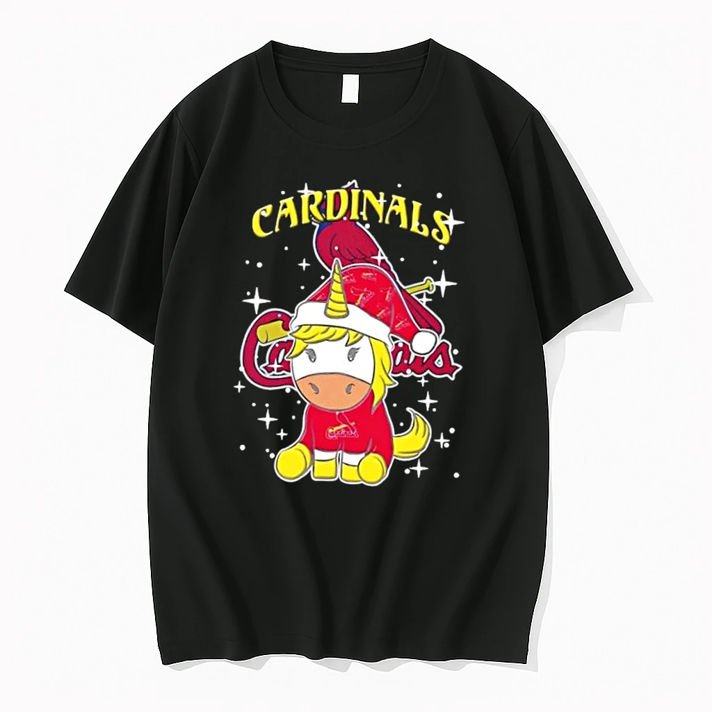 St Louis Cardinals Baseball X Unicorn Merry Christmas Shirts