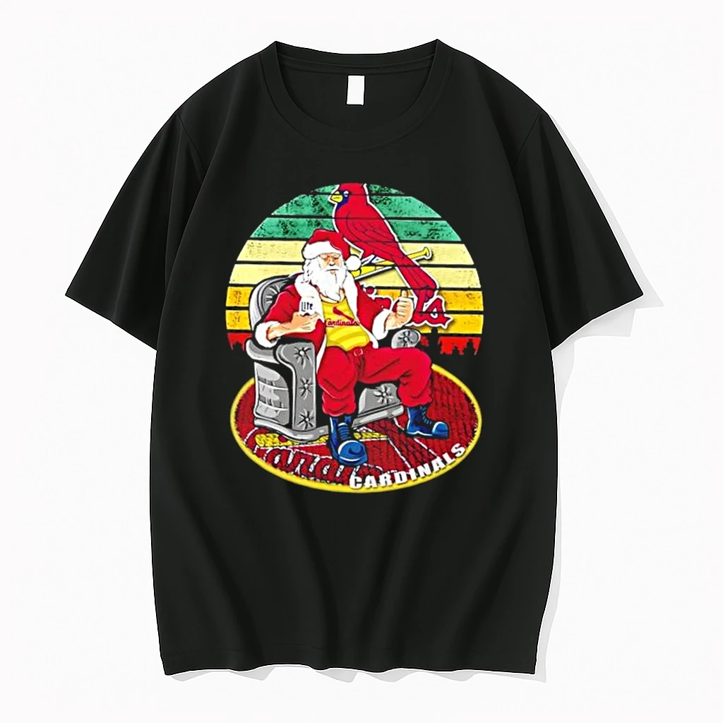 St Louis Cardinals X Santa Claus Christmas Vintage Shirts
