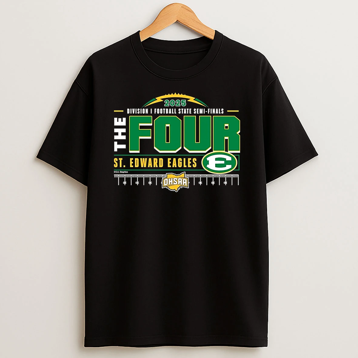 St Edward Eagles The Four 2025 Division 1 Football State Semifinals Shirts