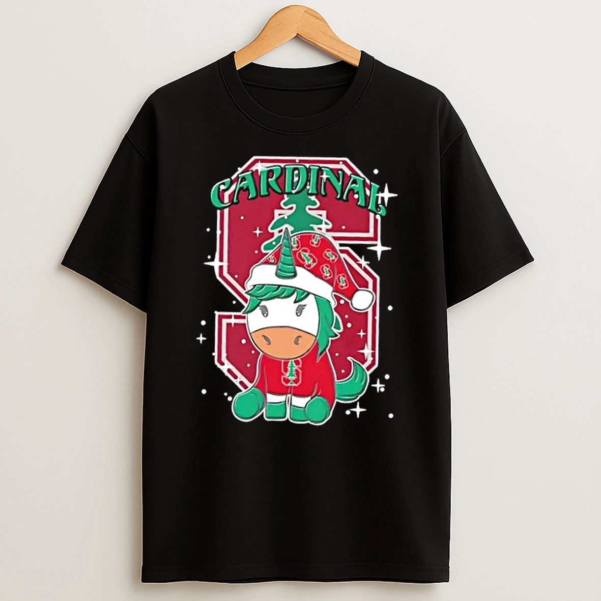 Stanford Cardinal Football X Unicorn Merry Christmas Shirts