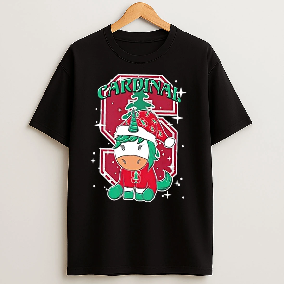 Stanford Cardinal Football X Unicorn Merry Christmas T Shirts