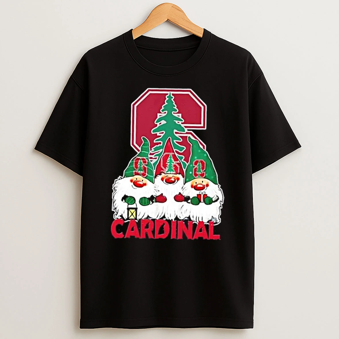 Stanford Cardinal X Gnomes Xmas Christmas Shirts
