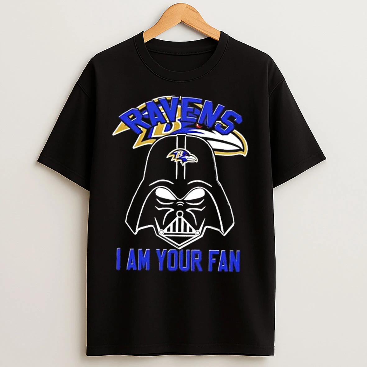 Star Wars Darth Vader I Am Baltimore Ravens Fan T Shirts