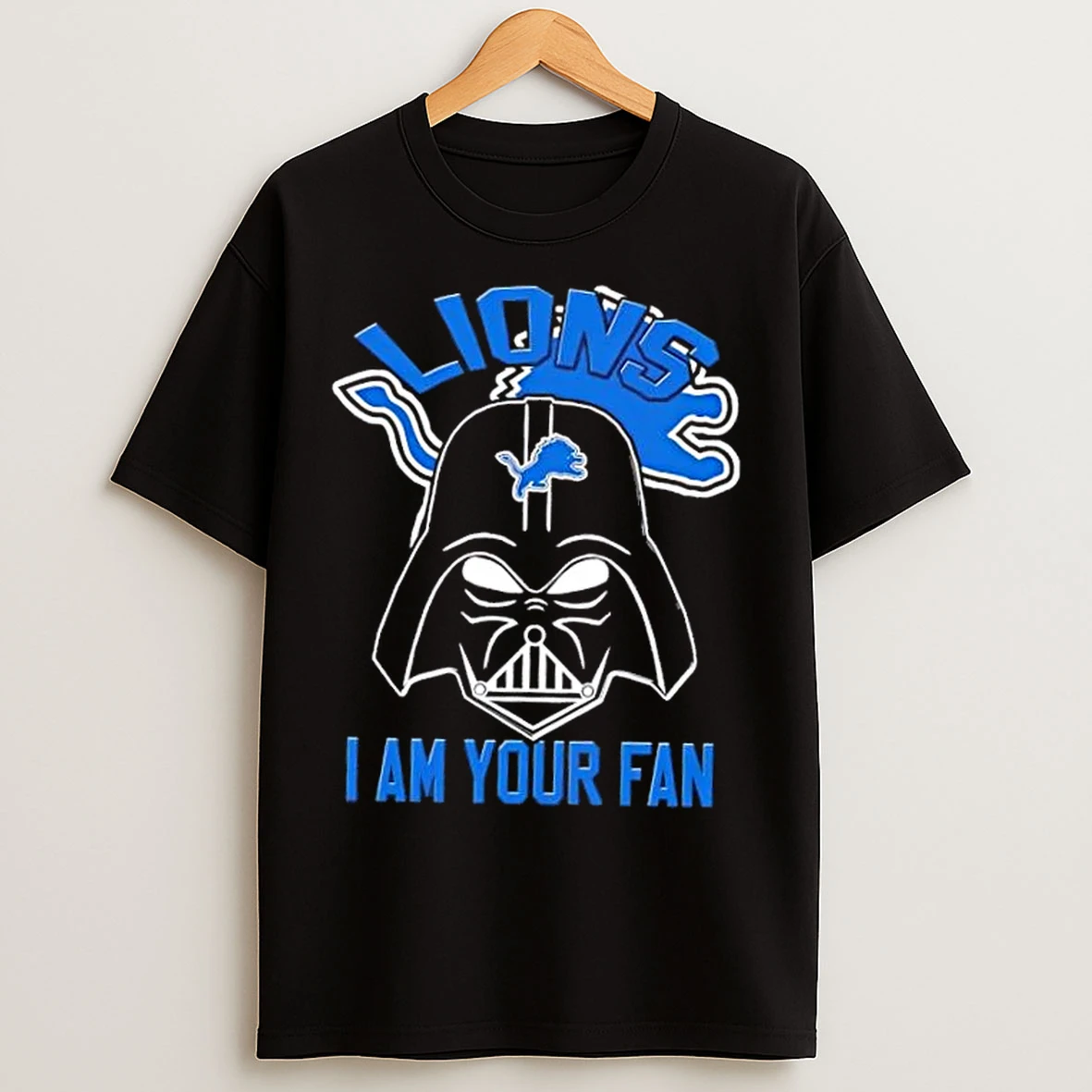 Star Wars Darth Vader I Am Detroit Lions Fan T Shirts