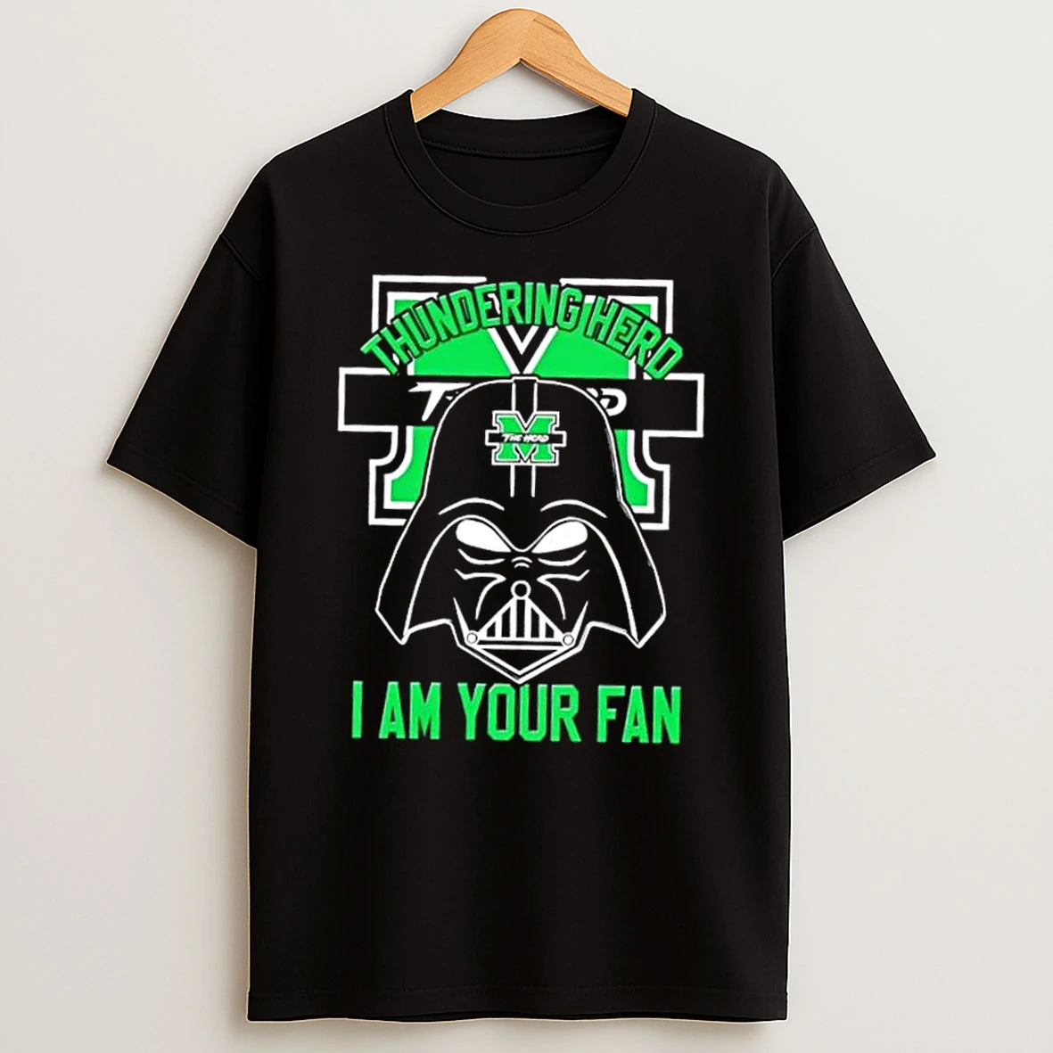 Star Wars Darth Vader I Am Marshall Thundering Herd Fan Shirts