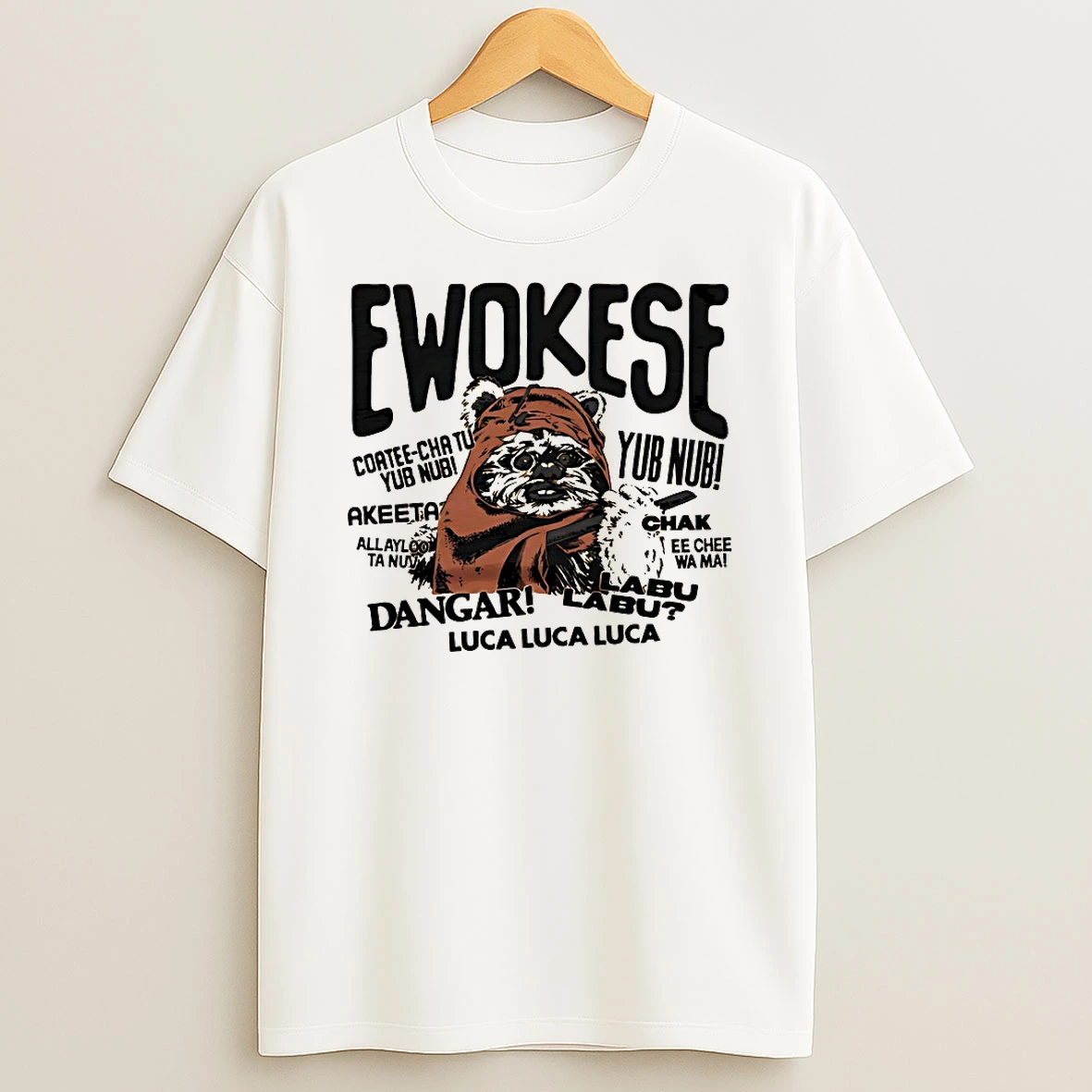 Star Wars Ewokese Dangar Labu Luca Shirts