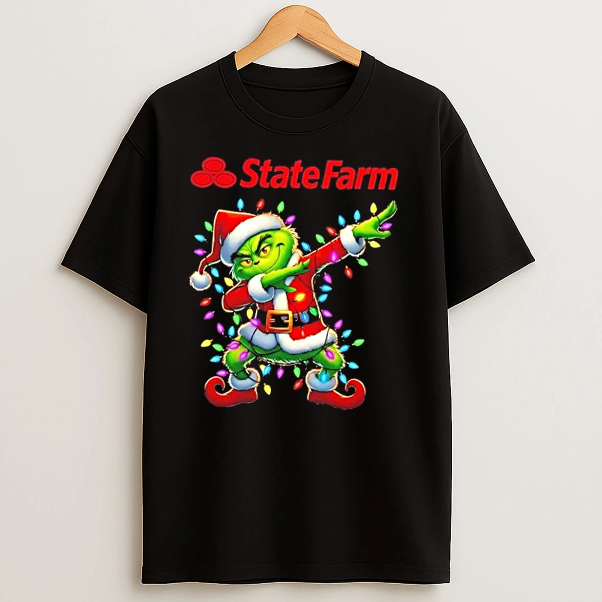 State Farm Grinch Dabbing Merry Christmas T Shirts