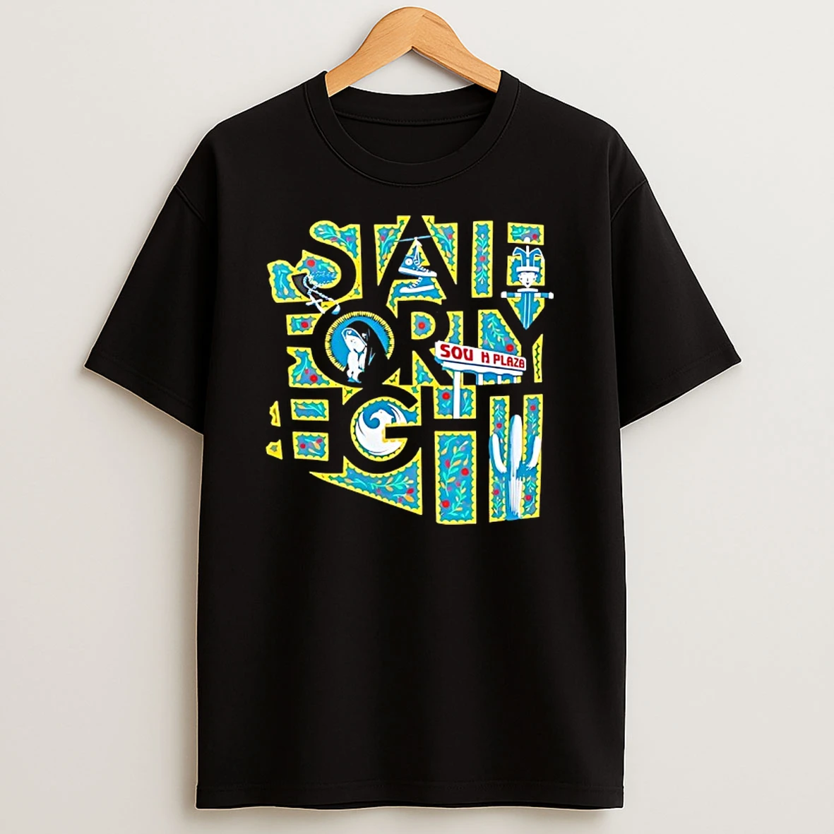 State Forty Eight Sun Harbor Plaza T Shirts