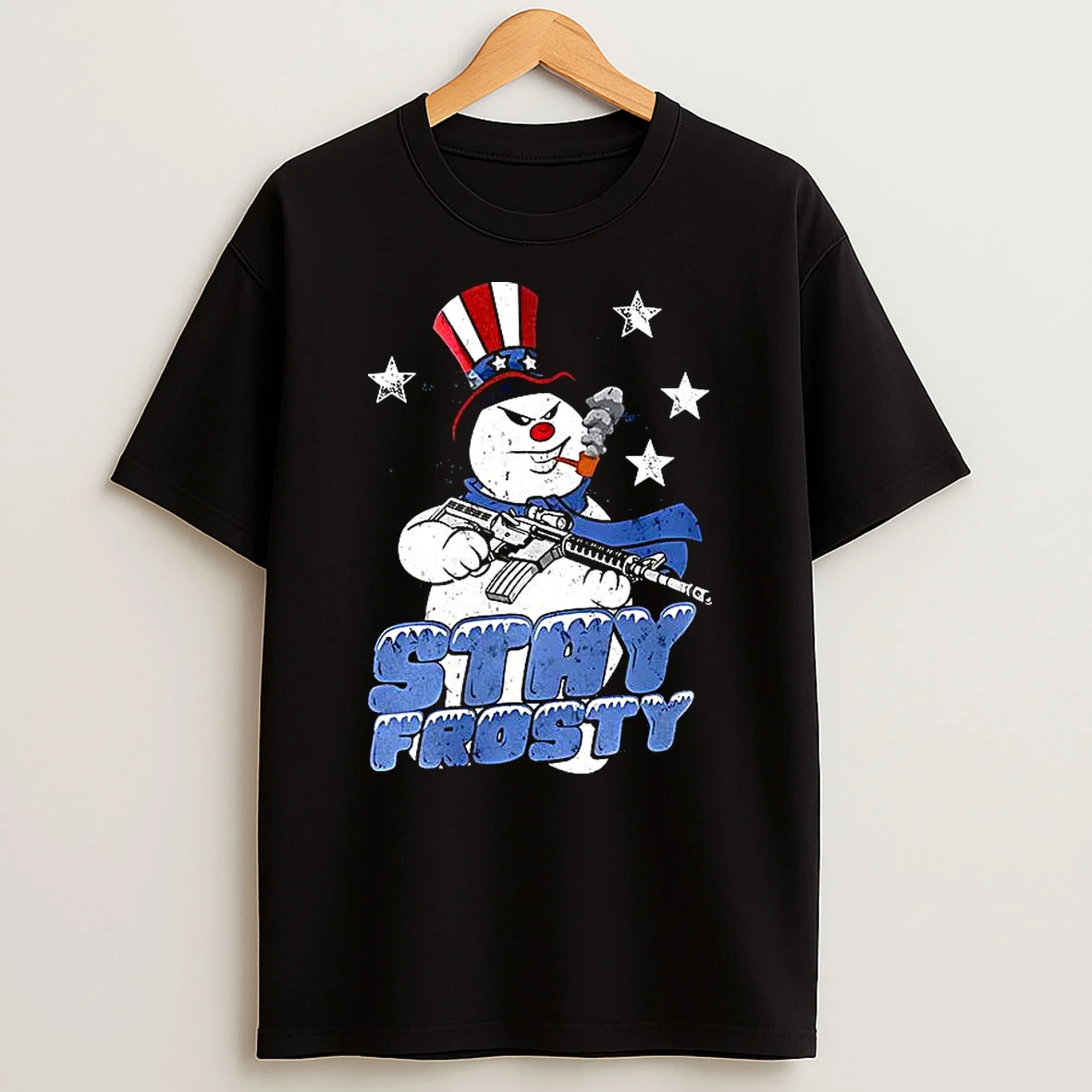 Stay Frosty Snowman Christmas Shirts