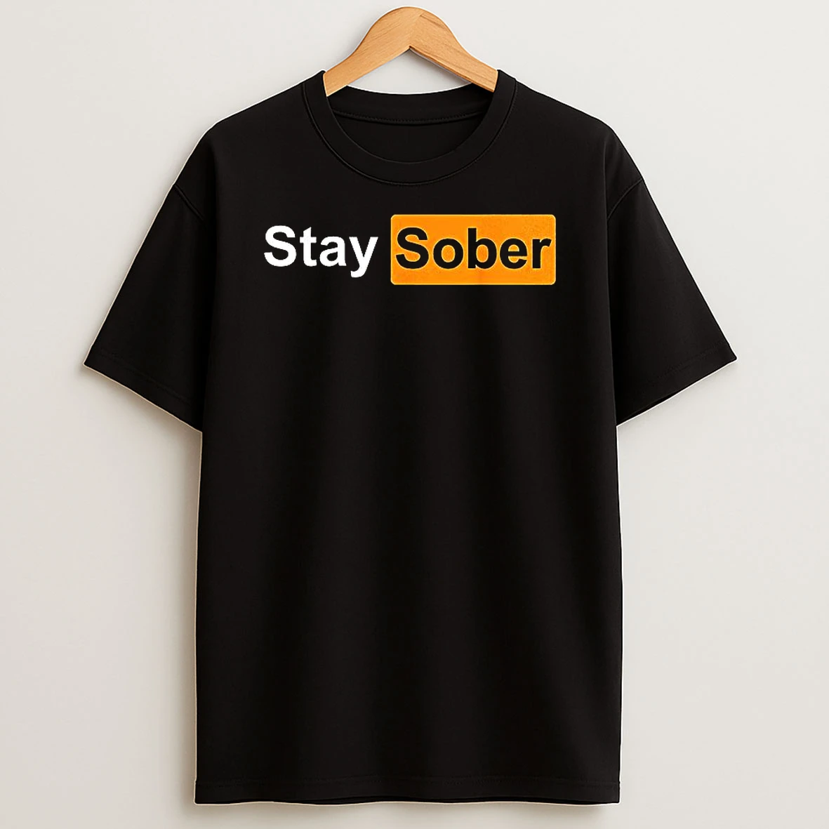 Stay Sober Parody Logo Shirts