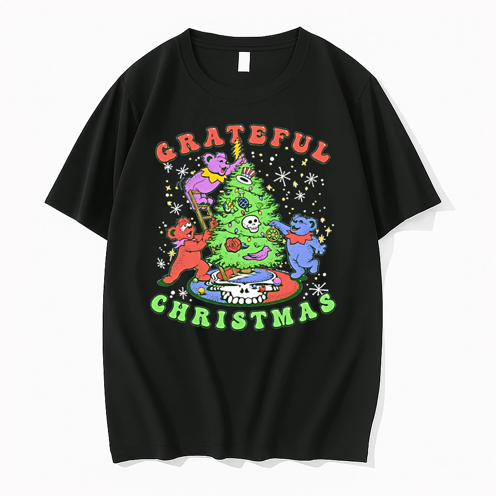 Steal Your Face Skull Grateful Dead Dancing Bears Christmas Shirts