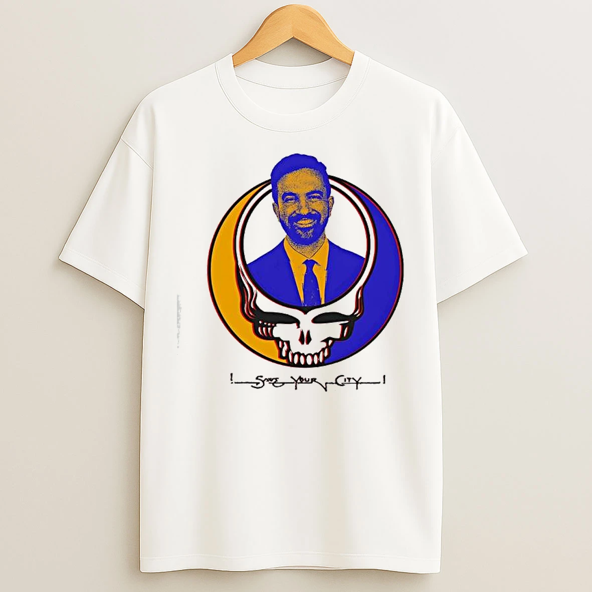 Steal Your Face X Zohran Mamdani Logo T Shirts