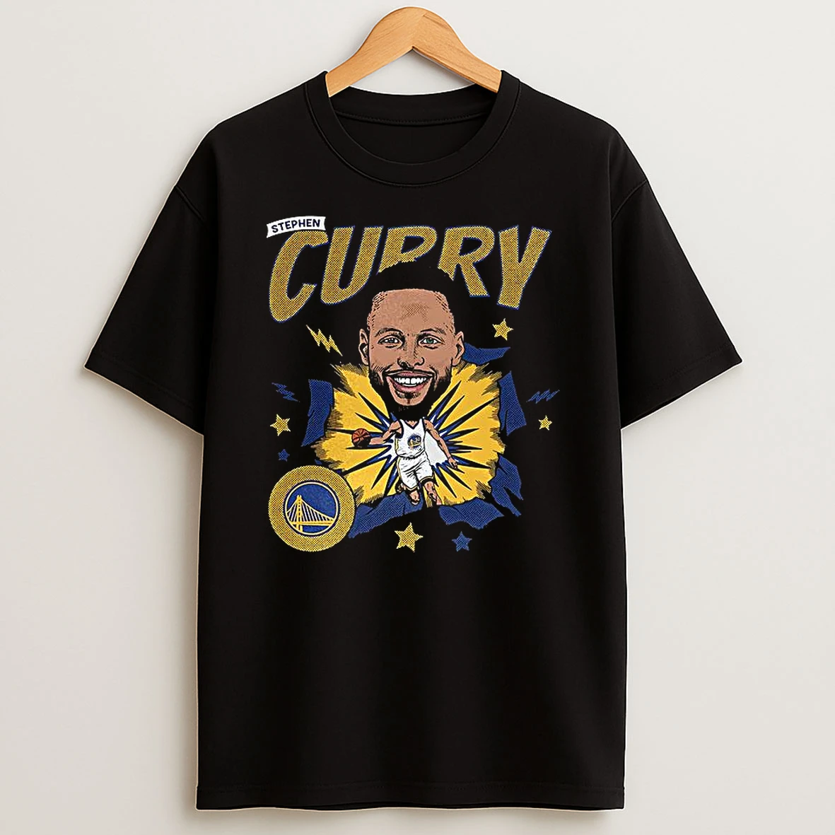 Steph Curry Golden State Warriors Nba Caricature Shirts
