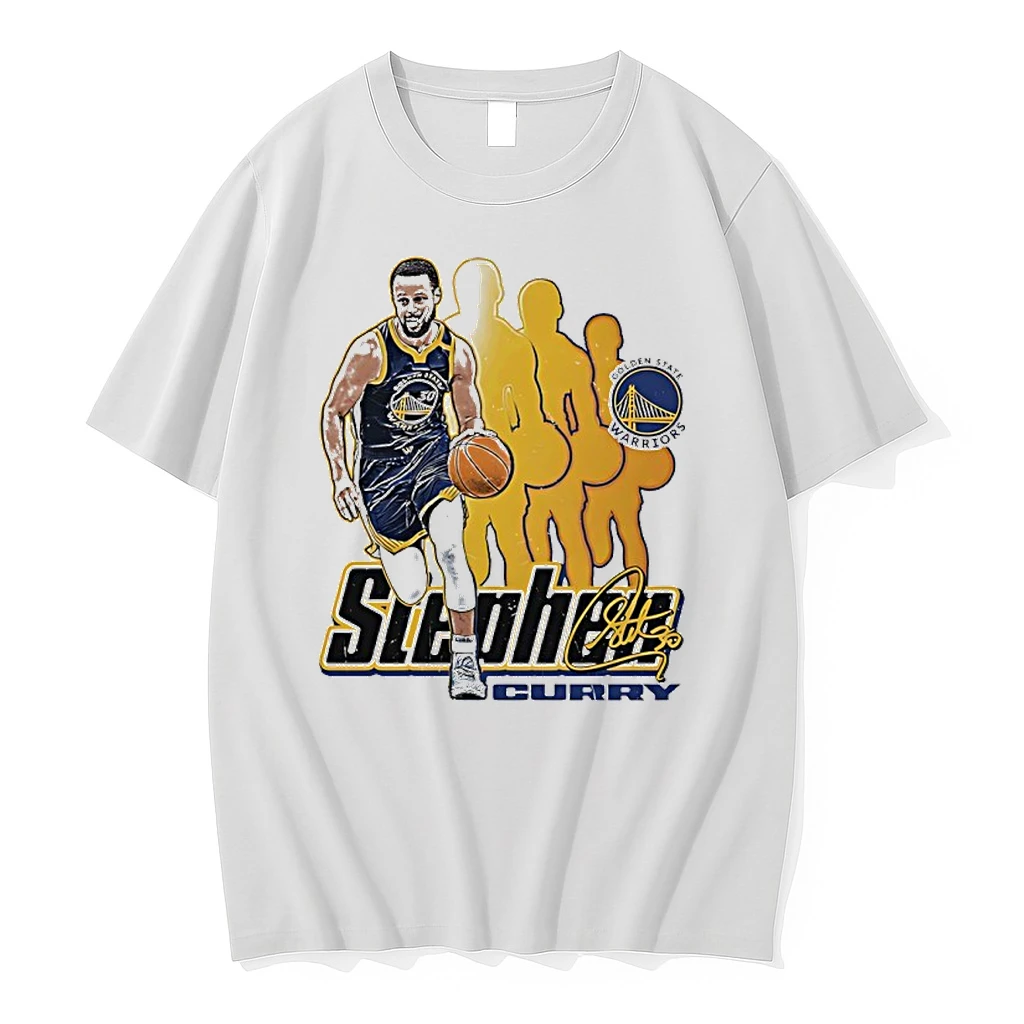 Steph Curry Golden State Warriors Nba Player Signature Retro Shirts