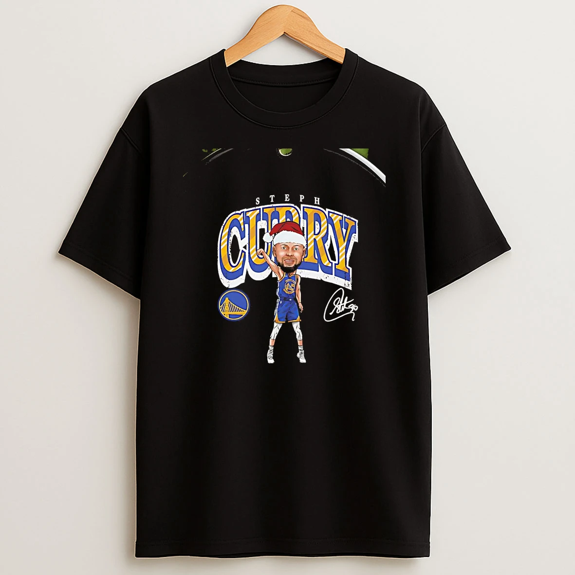 Steph Curry Santa Cartoon Golden State Warriors Christmas Chriast Shirts