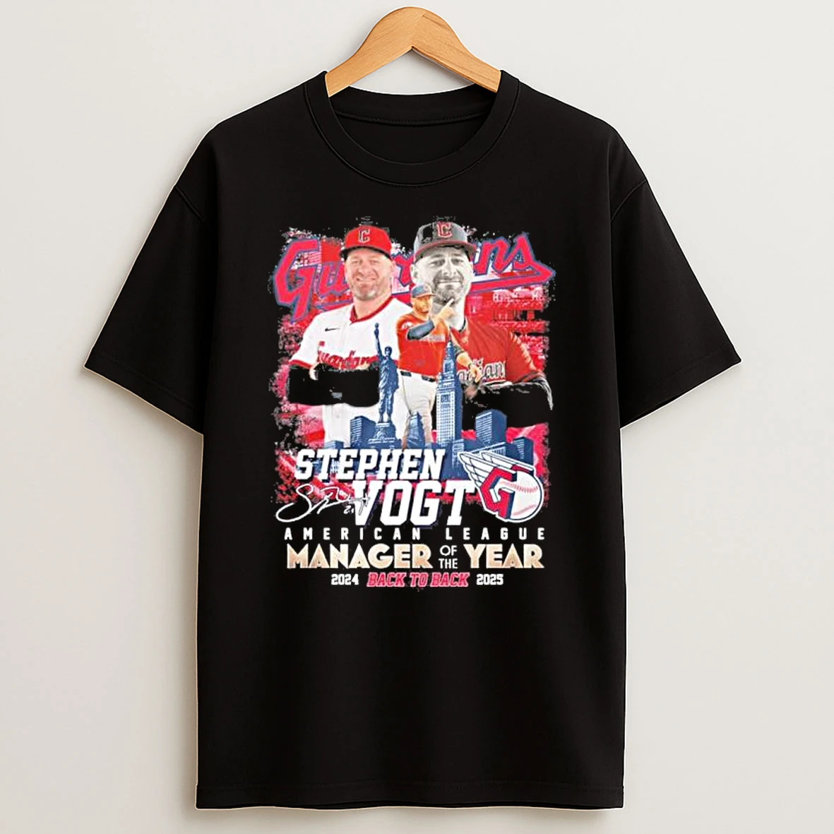 Stephen Vogt Back 2 Back Al Manager Of The Year Signature Shirts