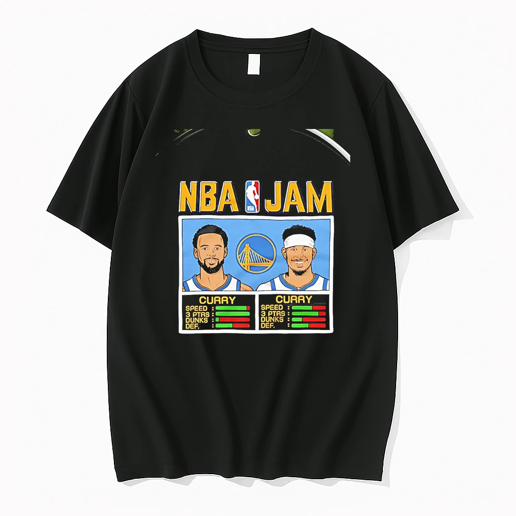 Stephen And Seth Curry Nba Jam Golden State Warriors Chriast Shirts