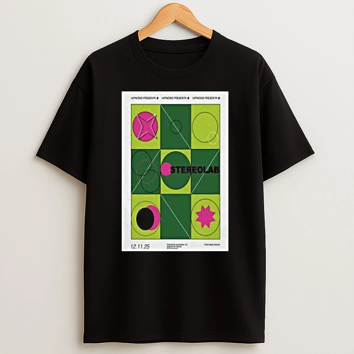 Stereolab Mexico Tour On Nov 12 2025 Shirts