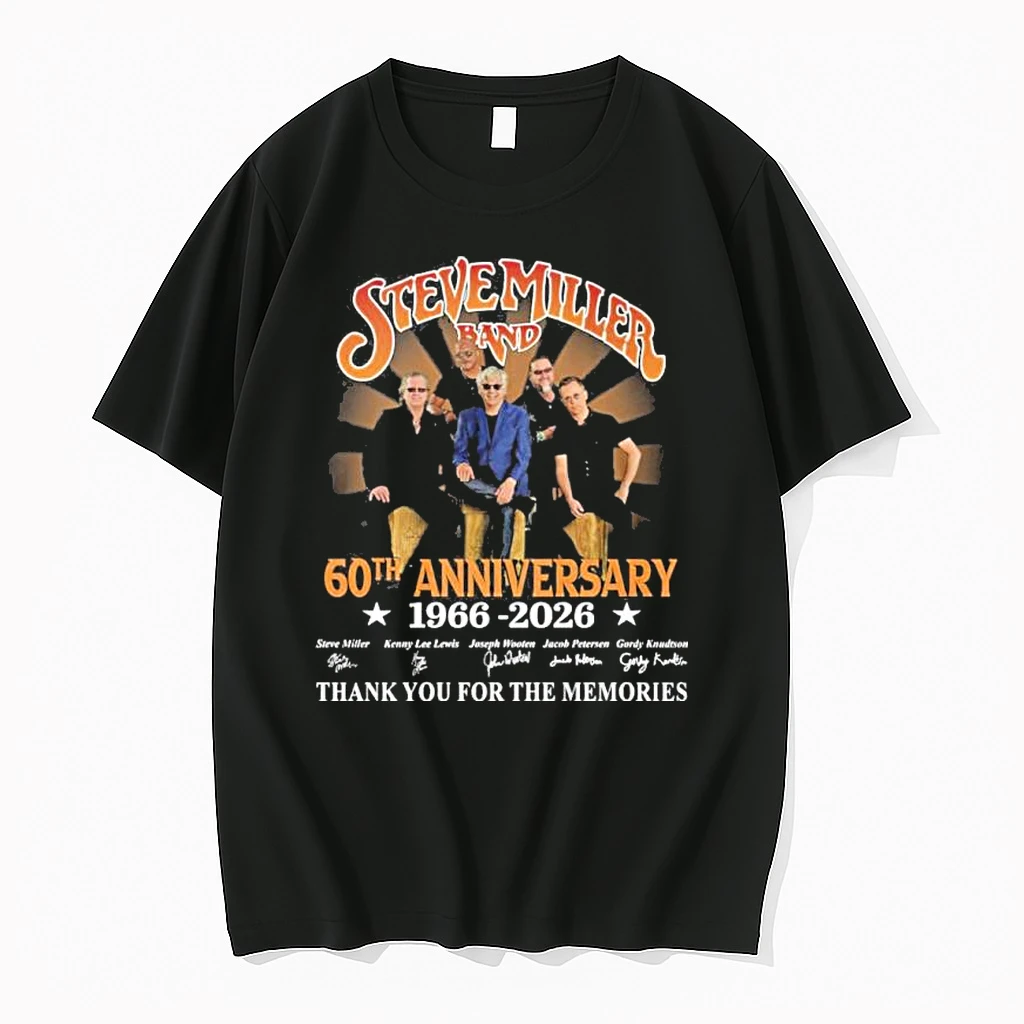 Steve Miller Band 60th Anniversary 1966 2026 Thank You For The Memories Shirts