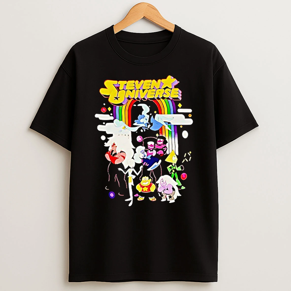 Steven Universe Crystal Gems Characters Rainbow Shirts