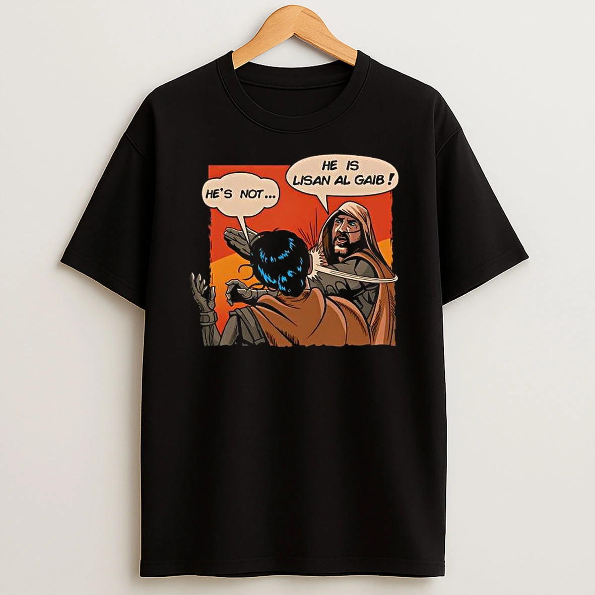 Stilgar Dune Batman Slapping Robin Hes Not He Is Lisan Al Gaib Funny Shirts