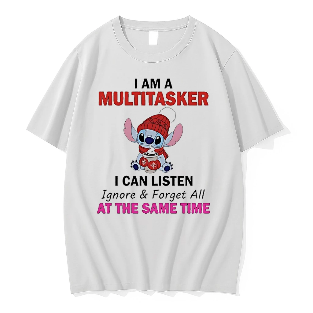 Stitch Christmas I Am A Multitasker I Can Listen Ignore And Forget All At The Same Time Shirts