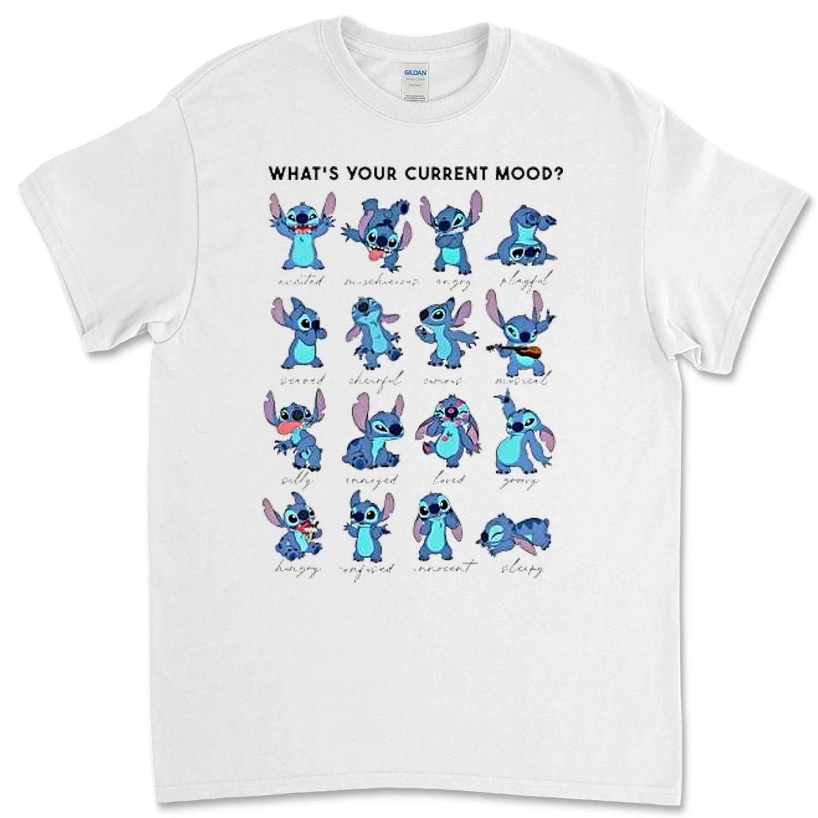 Stitch Disney Emotions Whats Your Current Mood Premium Shirt Sweater