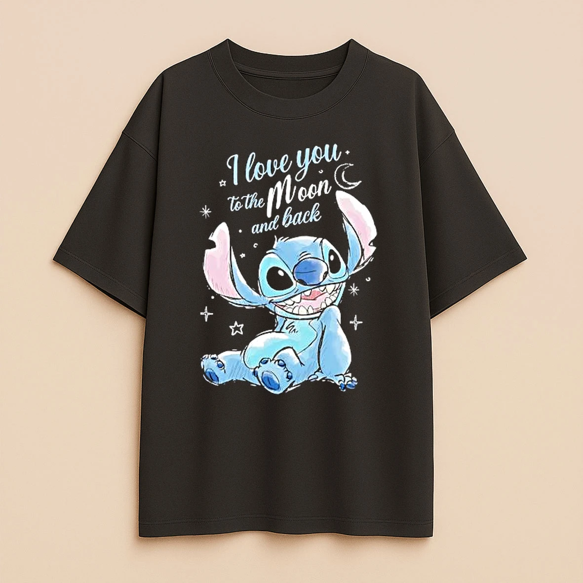 Stitch Disney I Love You To The Moon And Back Premium Shirt Sweater
