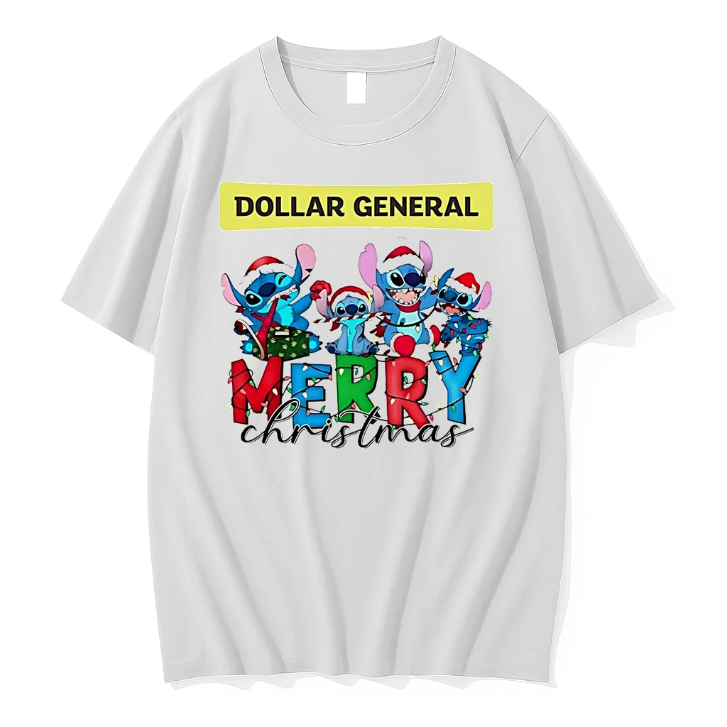 Stitch Dollar General Merry Christmas Shirts