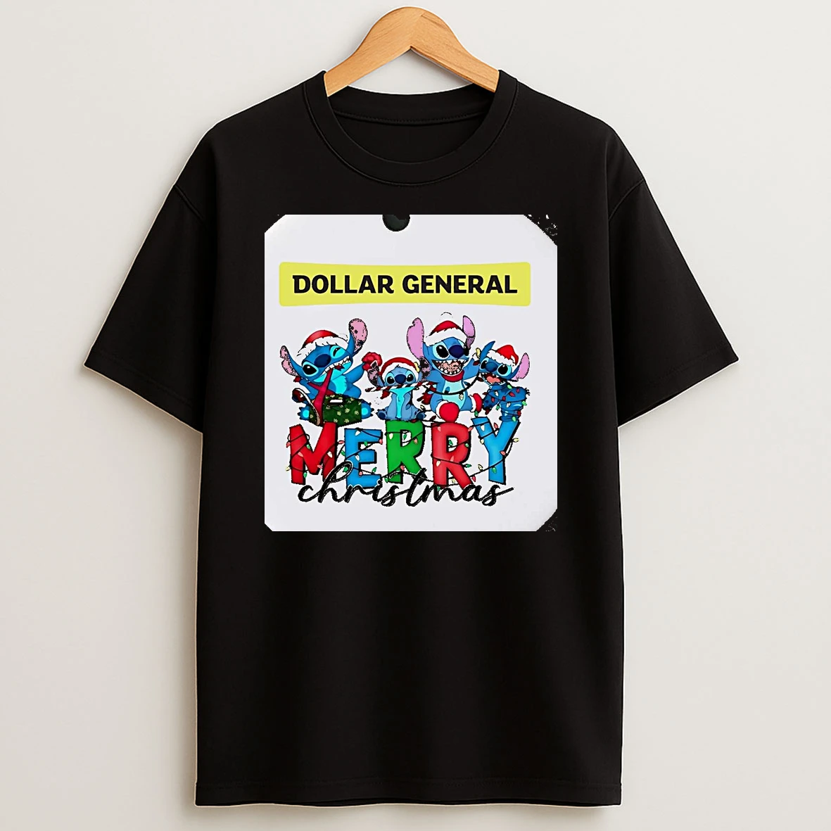 Stitch Dollar General Merry Christmas Christmas Shirts